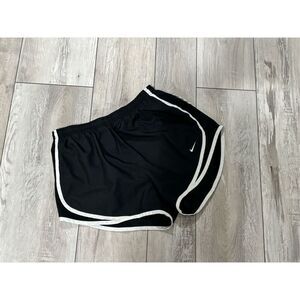 NIKE DRI FIT BLACK ATHLETIC RUNNING SHORTS SIZE M